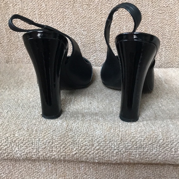 Tory Burch sling back black pumps size 7.5 - Picture 6 of 11